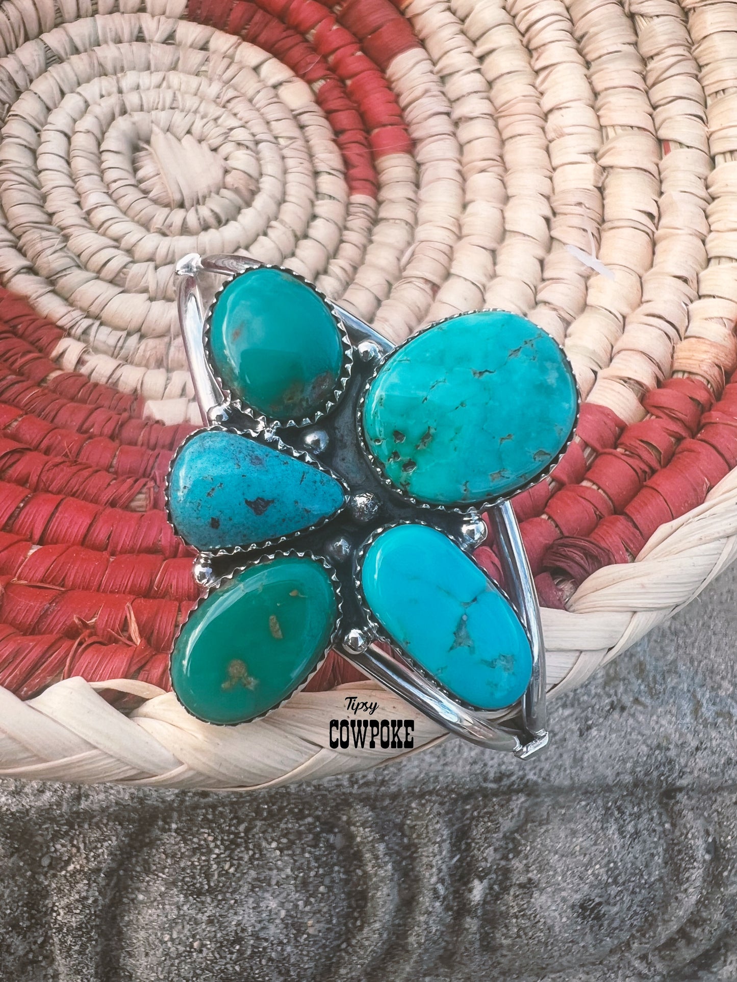 Turquoise Galore Cuff Bracelet