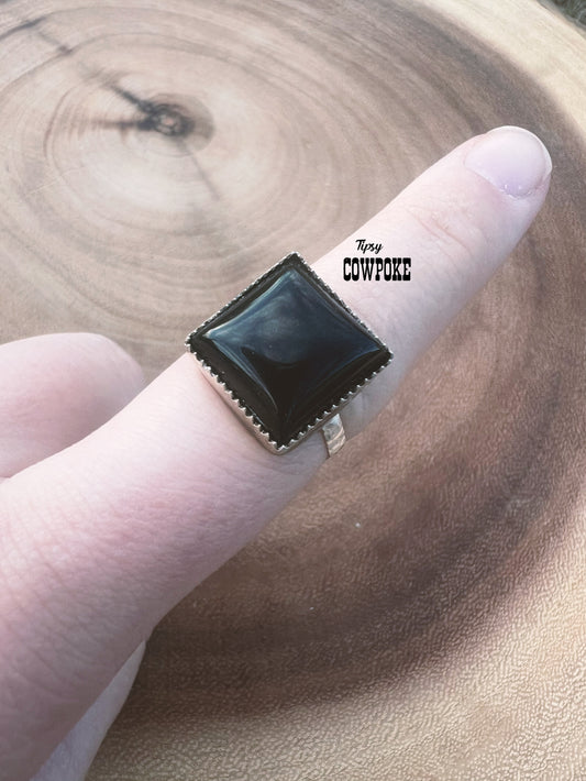 TCP Handmade Black Onyx Ring