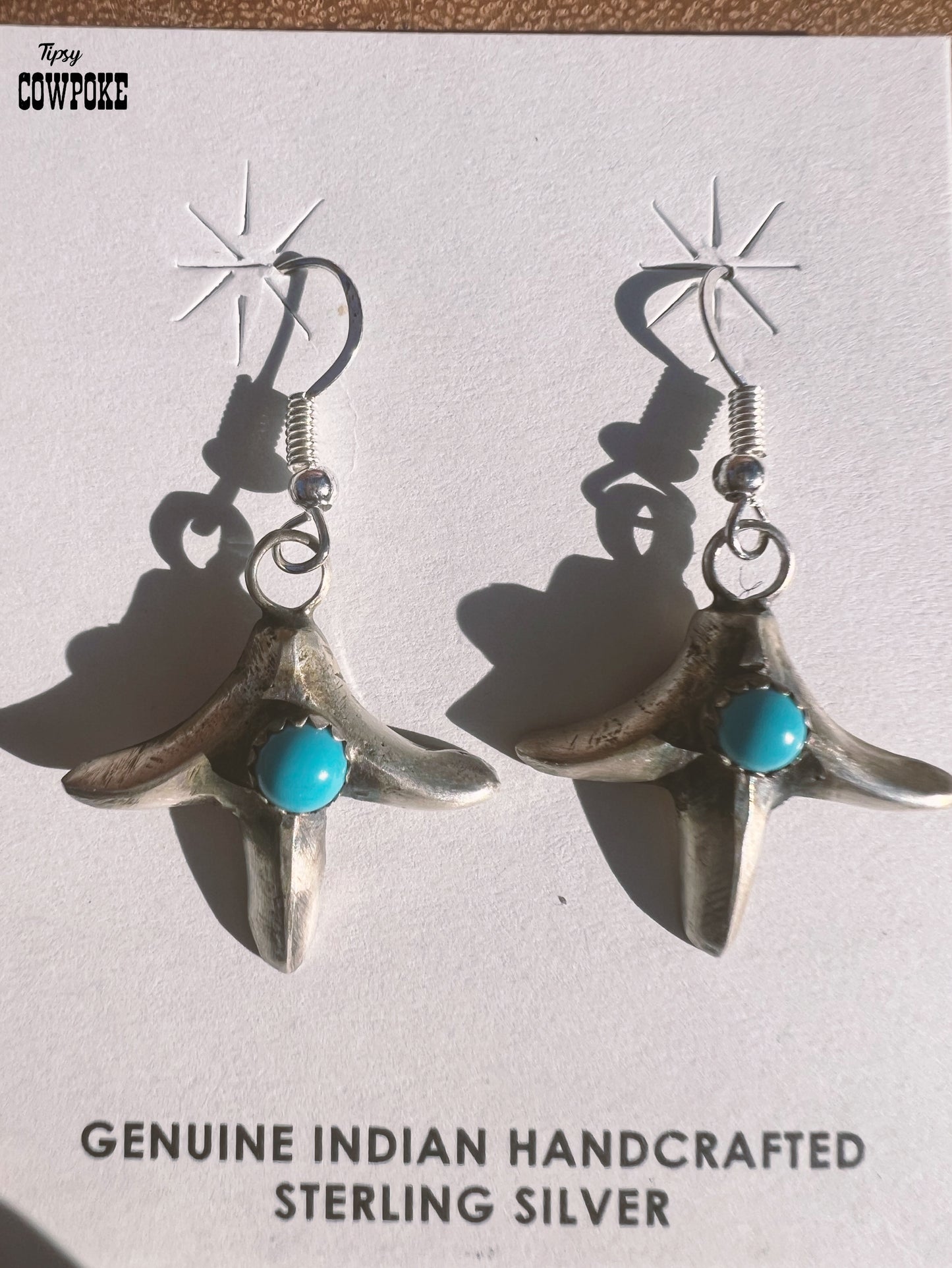 Turquoise Trio Dangle Earrings